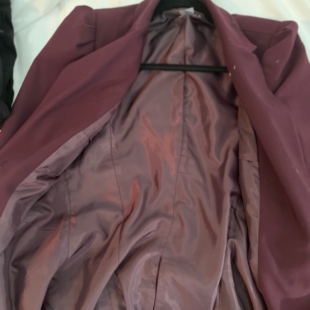 Purple blazer